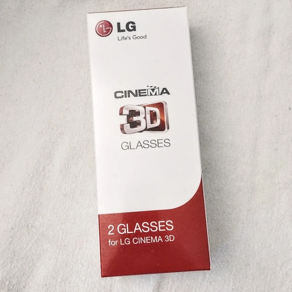🆕 LG Cinema 3D Glasses 2 Pairs NWT NIB Smart TV
